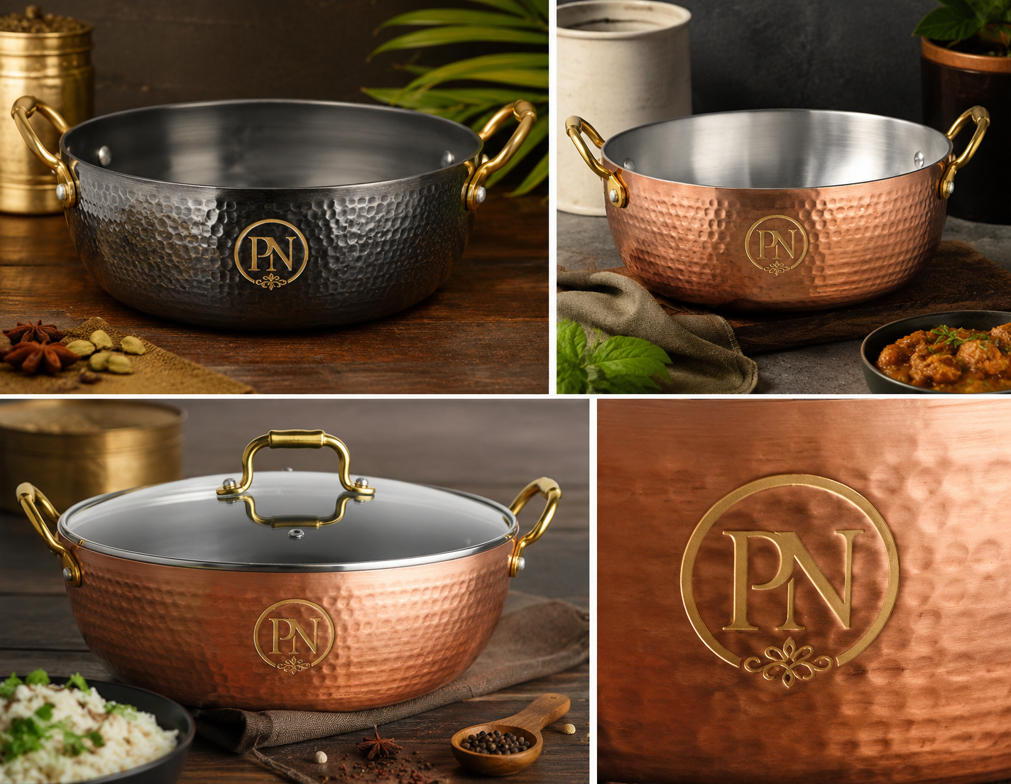 Deep Kadai with Lid